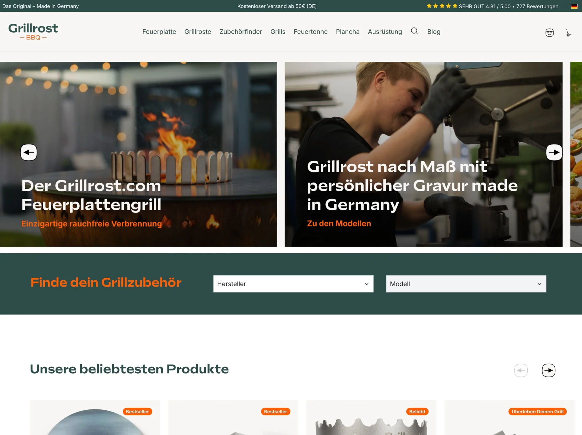 Grillrost Startseite